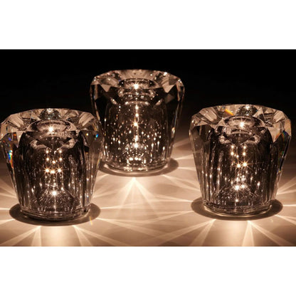 BowLift Luxury Diamond Crystal LED Table Lamp – Rechargeable, Elegant Crystal Lighting