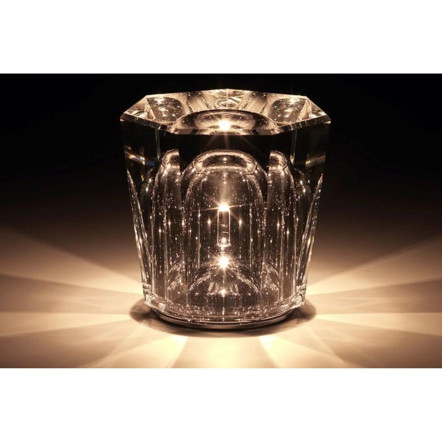 BowLift Luxury Diamond Crystal LED Table Lamp – Rechargeable, Elegant Crystal Lighting