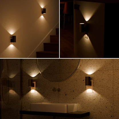 BowLift Dimmable Plug-In Night Light with Motion Sensor - Gentle LED Glow for Bedrooms, Hallways, and Stairs