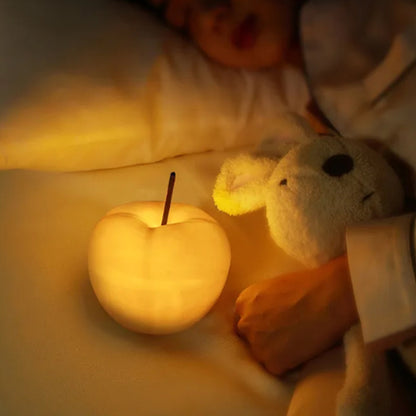 BowLift Apple Translucent Nightstand Lamp – Sleek, Ambient Bedside Lighting