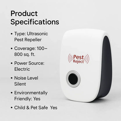 BowLift | Ultrasonic Squirrel Repeller Device - Effective Pest Control to Deter Squirrels in 48 Hours for Gardens & Yards