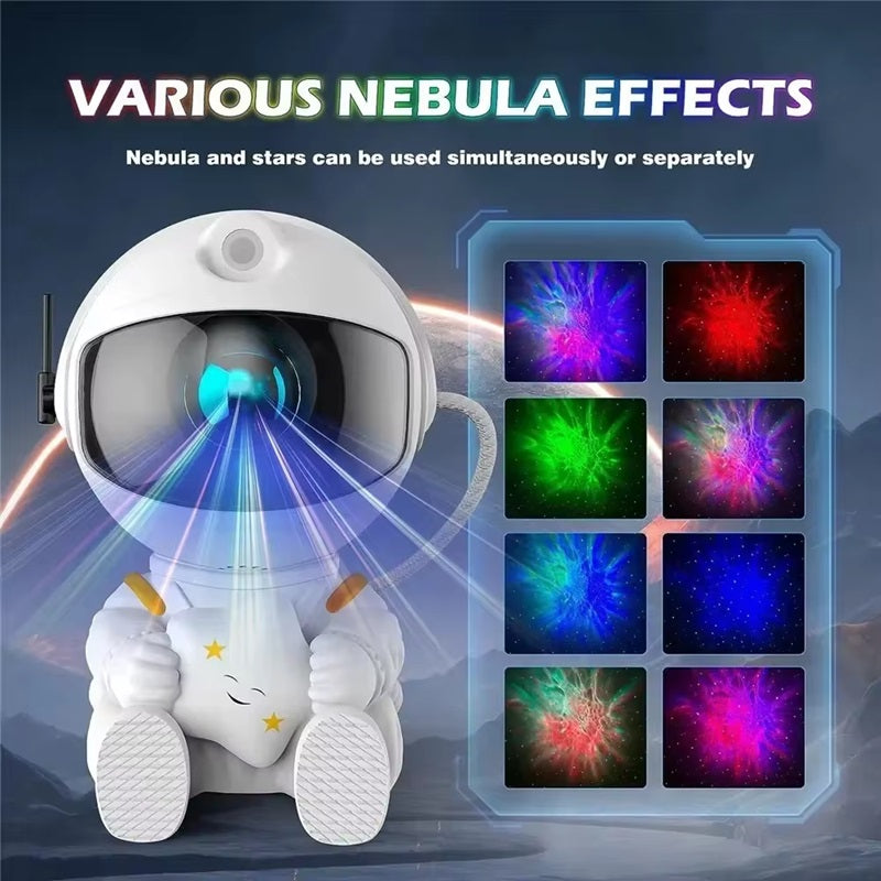 LZINA™ | Astronaut Galaxy Projector LED Night Light