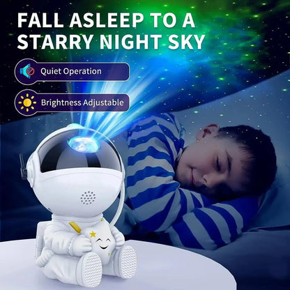 LZINA™ | Astronaut Galaxy Projector LED Night Light