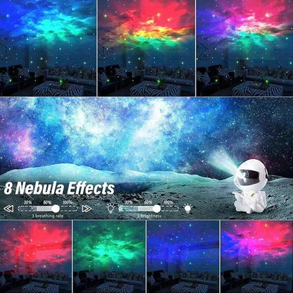 LZINA™ | Astronaut Galaxy Projector LED Night Light