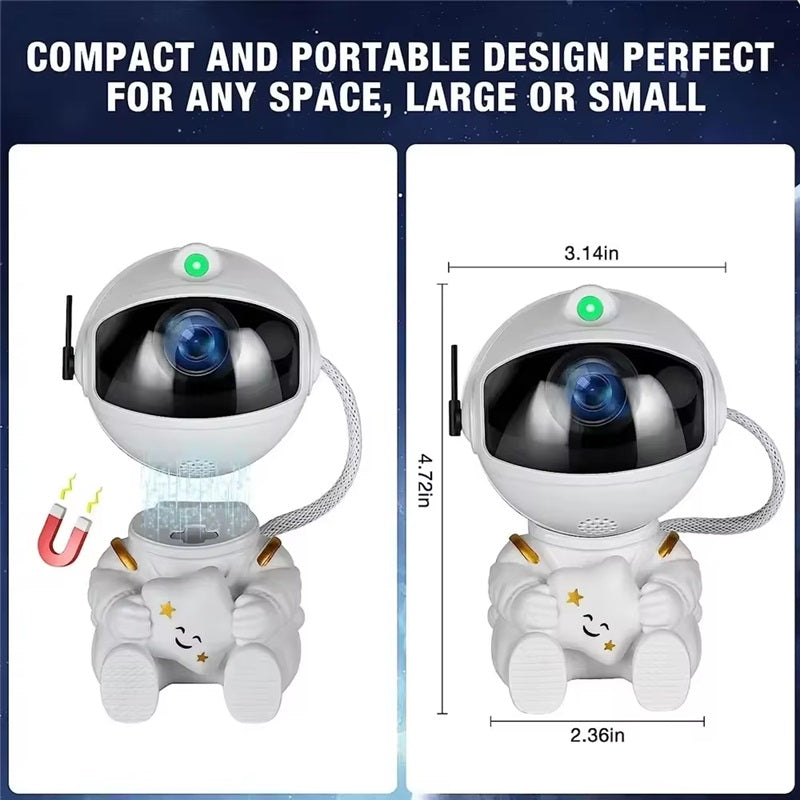 LZINA™ | Astronaut Galaxy Projector LED Night Light