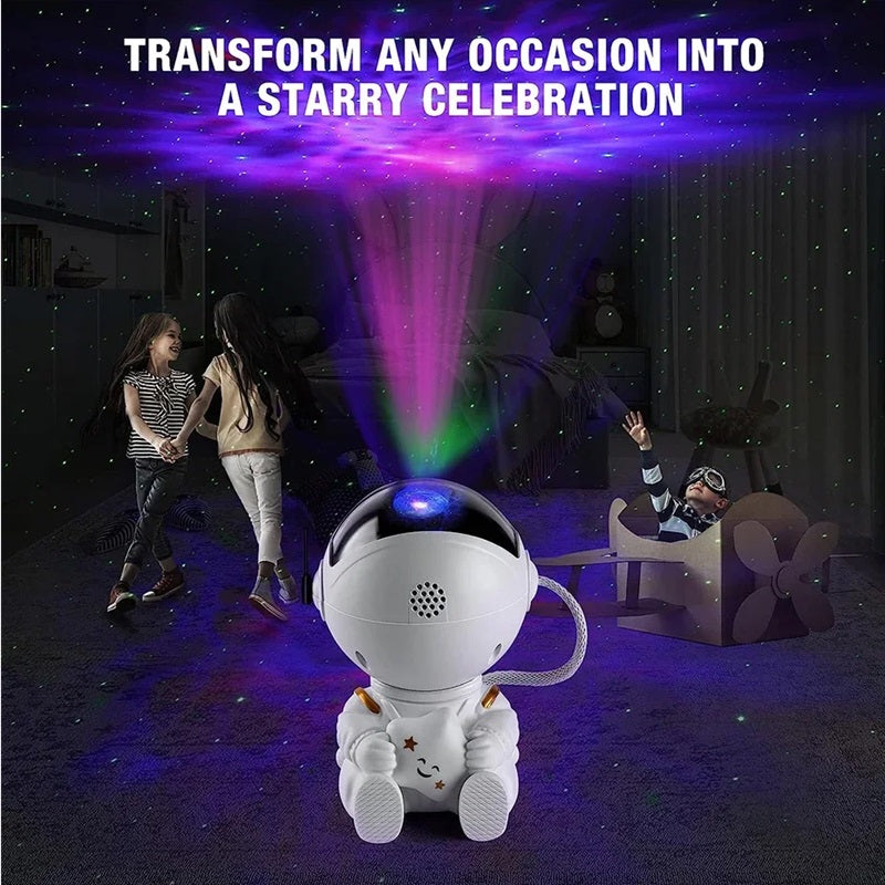 LZINA™ | Astronaut Galaxy Projector LED Night Light