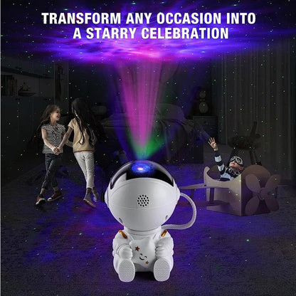 LZINA™ | Astronaut Galaxy Projector LED Night Light