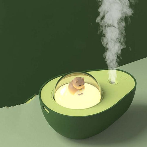 LZINA™ | Avocado Night Light Humidifier with USB & LED