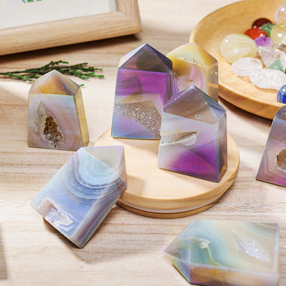 LZINA™ |Angel Aura Quartz Crystal Sticks Gemstone Decor