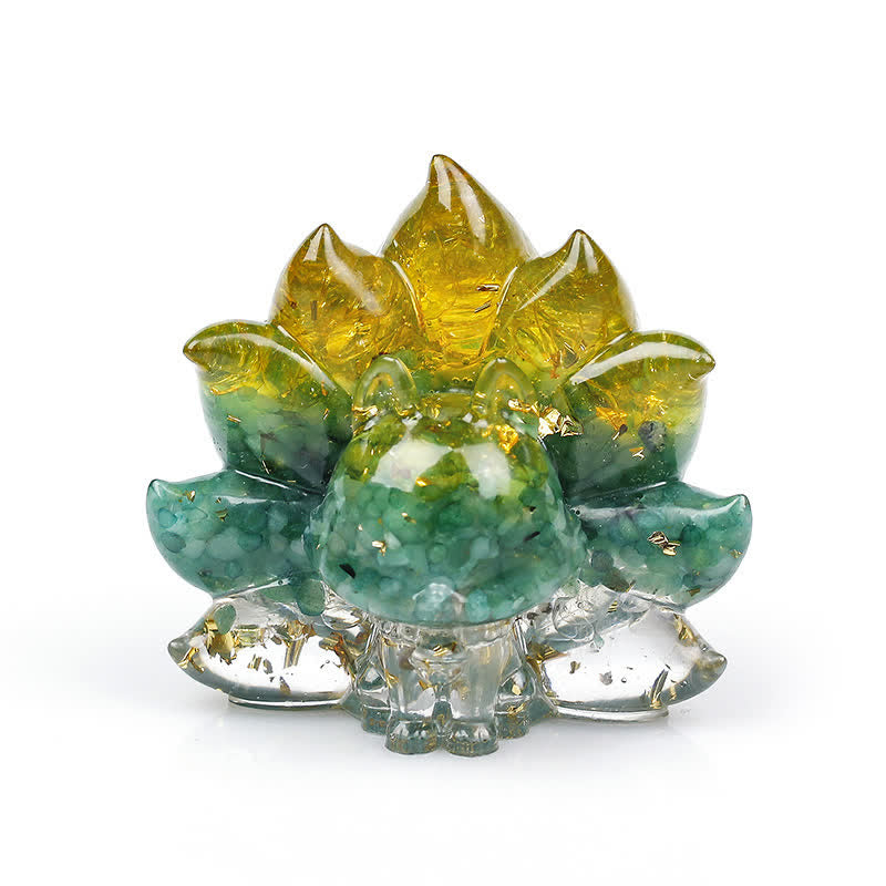 LZINA™ | Nine-Tailed Fox Gemstone Decoration