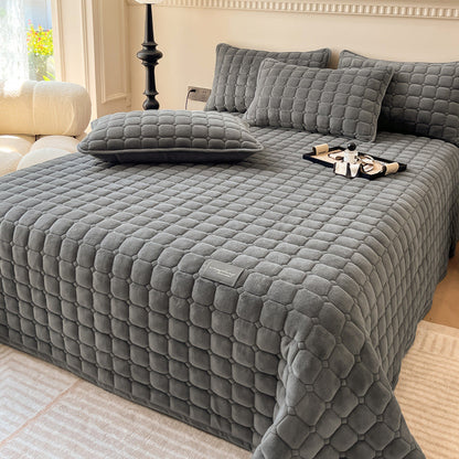 BowLift | Modern Soft Throw Blanket with Square Texture – Stylish Fluffy Bed & Sofa Cover
