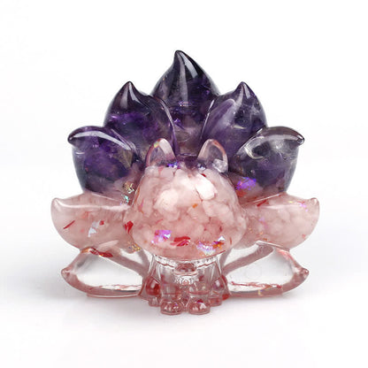 LZINA™ | Nine-Tailed Fox Gemstone Decoration