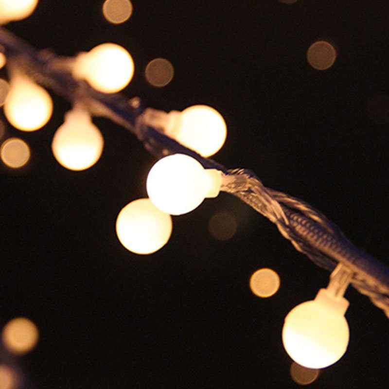 BowLift Ball Globe String Lights – USB or Battery-Powered Ambient Lighting for Any Space