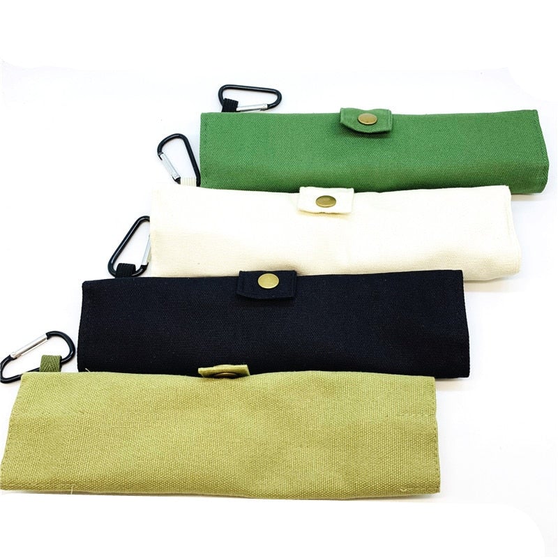 LZINA™ | Bamboo Cutlery Set with Portable Case