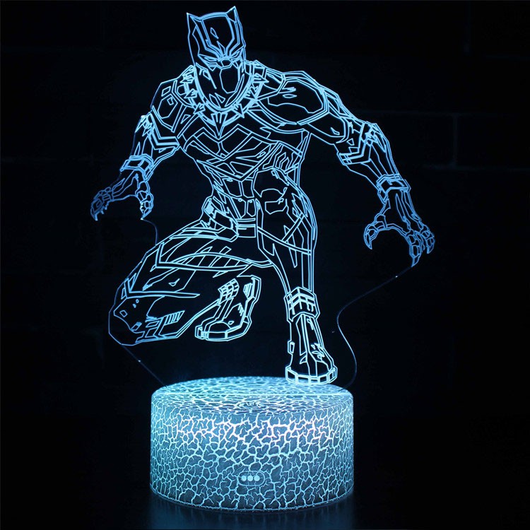 BowLift 3D Lamp - Marvel Black Panther Stealth Edition