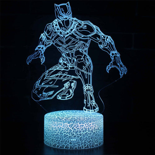 BowLift 3D Lamp - Marvel Black Panther Stealth Edition