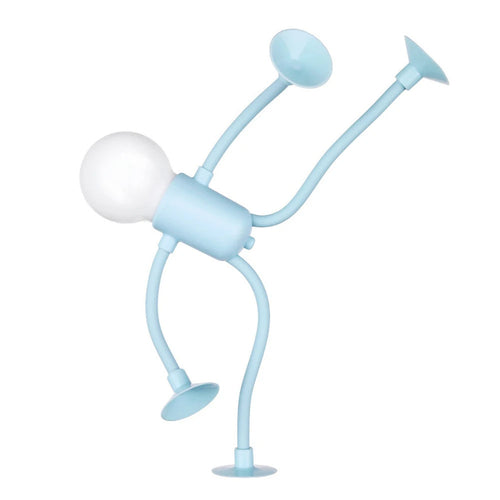 LZINA™ | Creative Bendable Cartoon Night Light with Suction