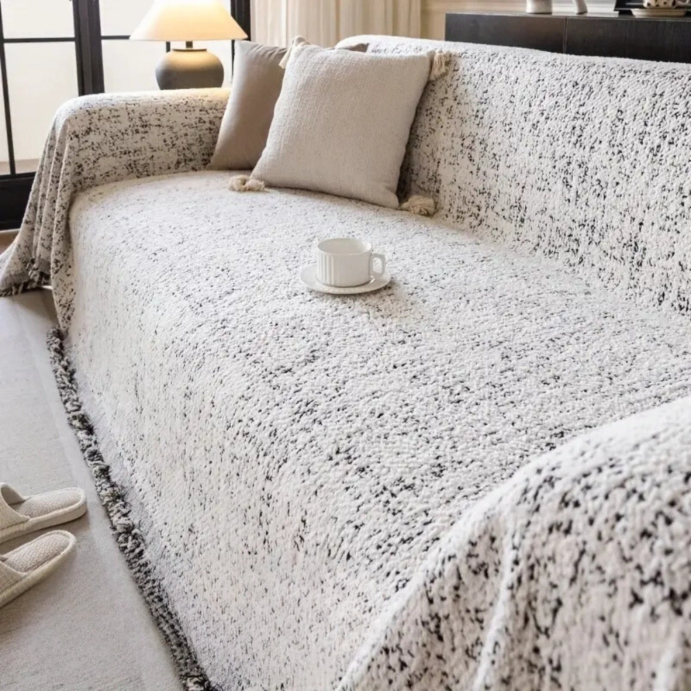 BowLift | Modern Boho Cotton Sofa Cover Reversible Design