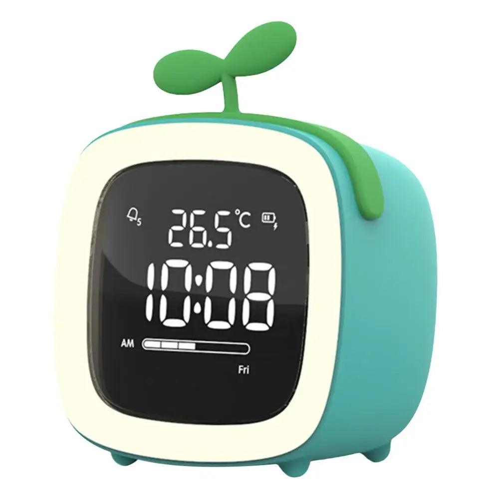 LZINA™ | BunnyGlow - LED Alarm Clock – Night Light with Digital Display & Timer