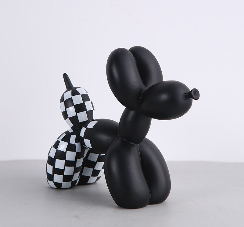 LZINA™ | Black and white balloon dog