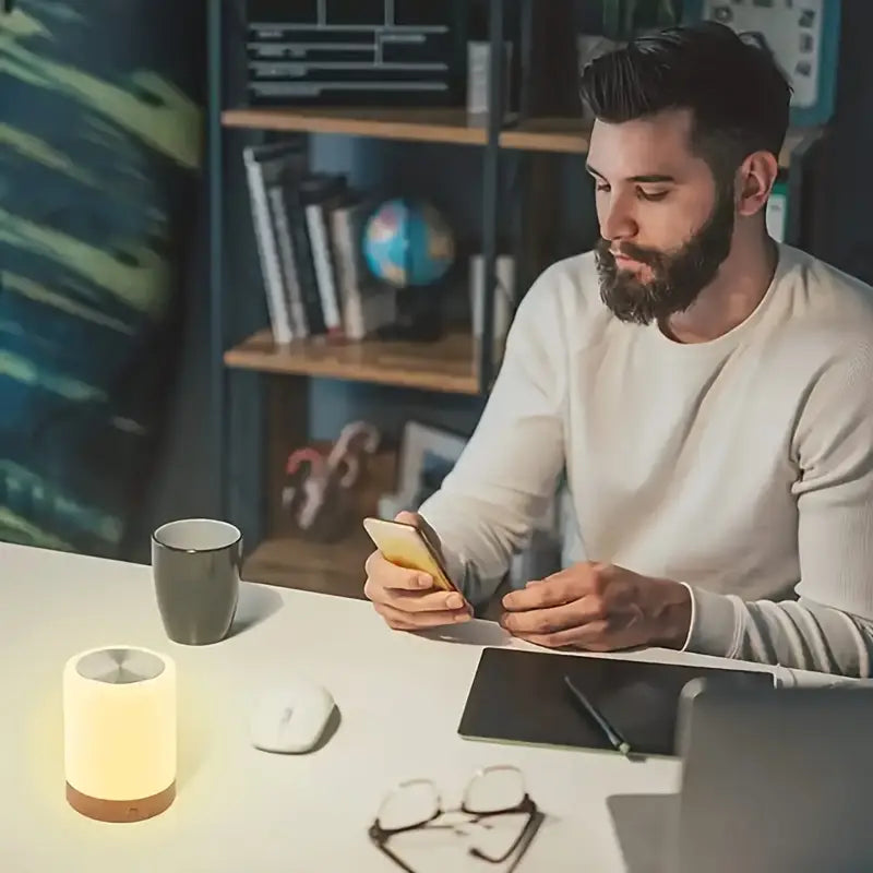 LZINA™ | Dimmable LED Night Light with Modern Design and Color Change