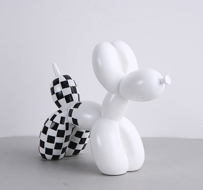 LZINA™ | Black and white balloon dog