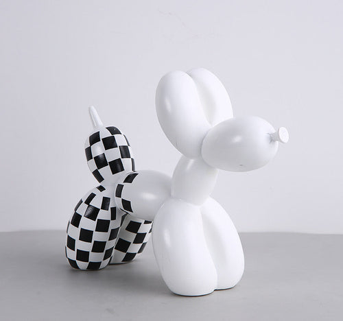 LZINA™ | Black and white balloon dog