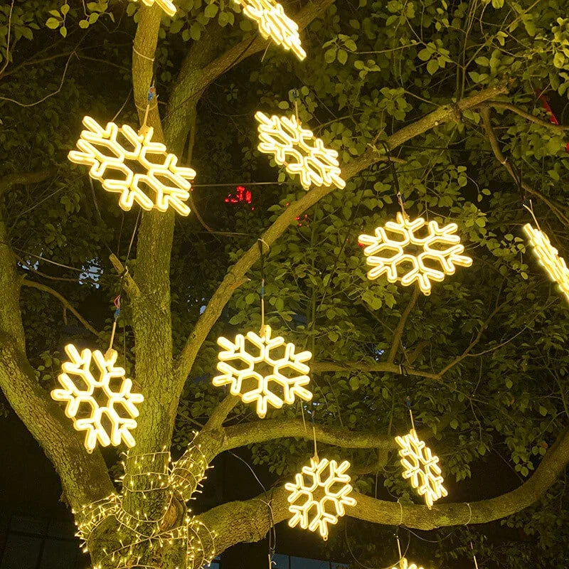 LZINA™ | Waterproof LED Snowflake Light for Festive Winter Decoration