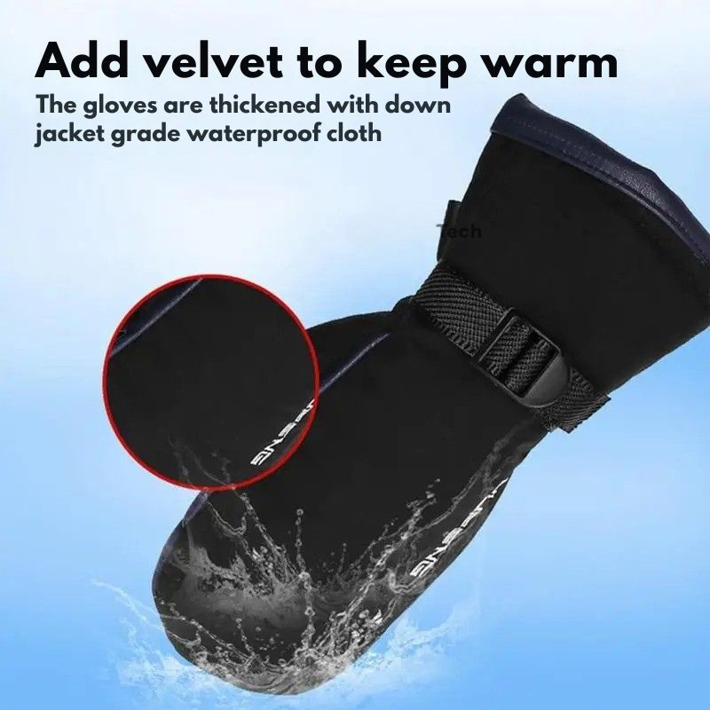 BowLift | Electric Heating Gloves | Dual-Sided, 10,000 mAh USB Rechargeable | Waterproof Skiing & Motorcycle