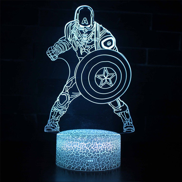 BowLift 3D Lamp – Marvel Captain America Battle Scene