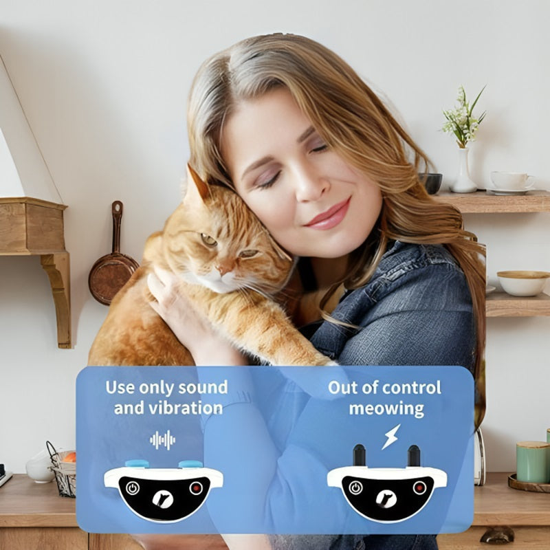 BowLift | Cat Shock Collar with Remote for Effective Meowing Control