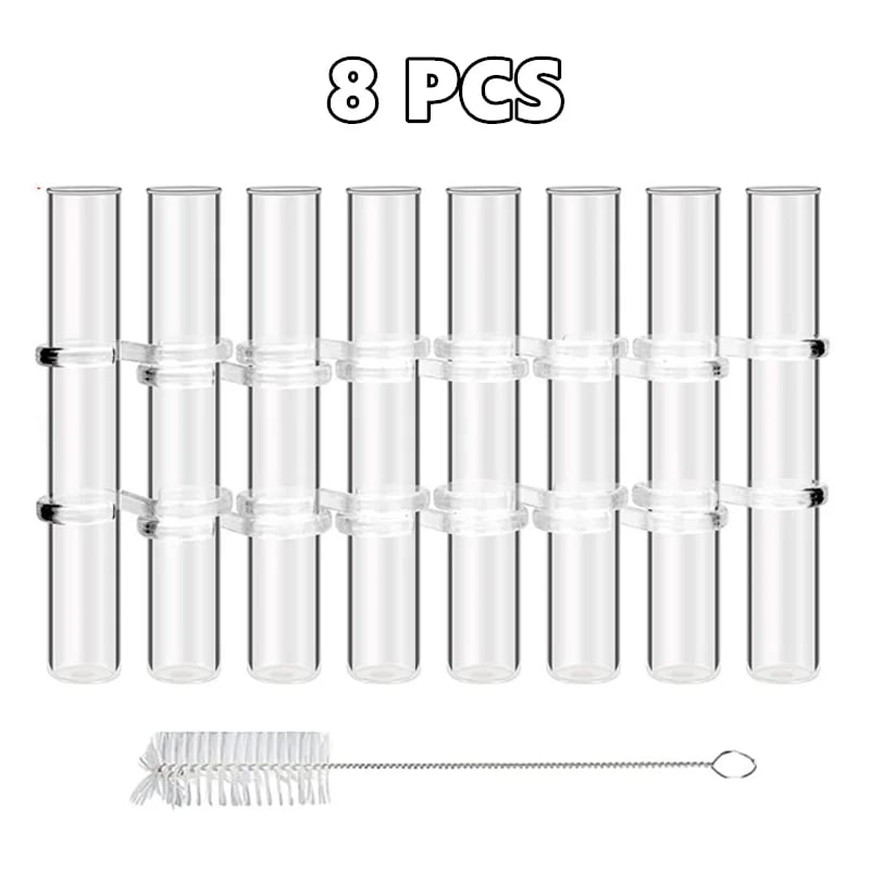 LZINA™ | Flexible Flower Vases with Hinges | Modern Glass Tube Vase