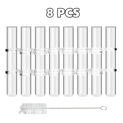 LZINA™ | Flexible Flower Vases with Hinges | Modern Glass Tube Vase