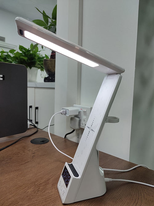 BowLift Desk Lamp with Wireless Charger — Sleek, Modern Lighting for Your Desk