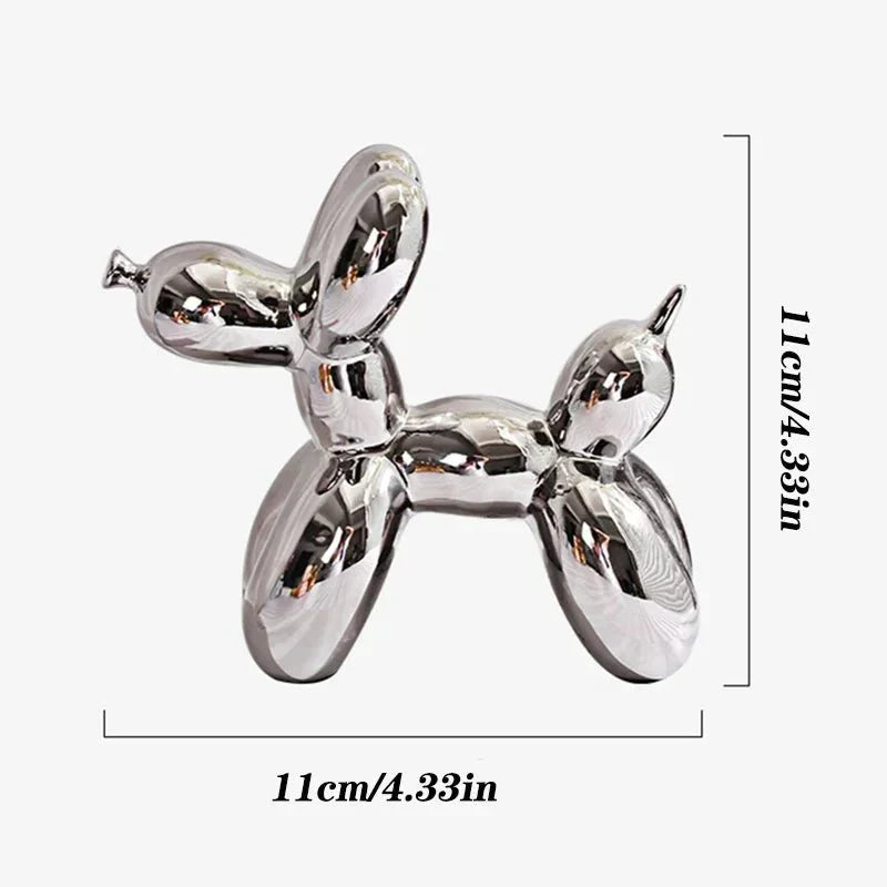 LZINA™ | Ceramic Glossy Balloon Dog Ornament