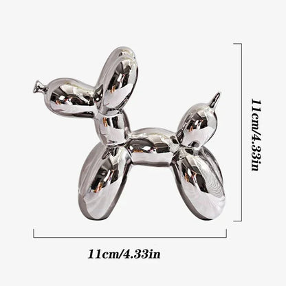LZINA™ | Ceramic Glossy Balloon Dog Ornament