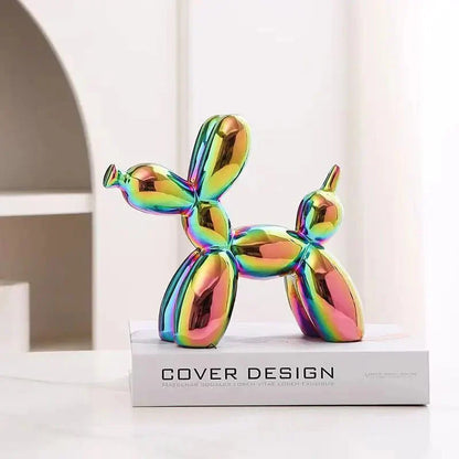 LZINA™ | Ceramic Glossy Balloon Dog Ornament