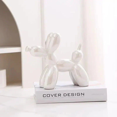 LZINA™ | Ceramic Glossy Balloon Dog Ornament