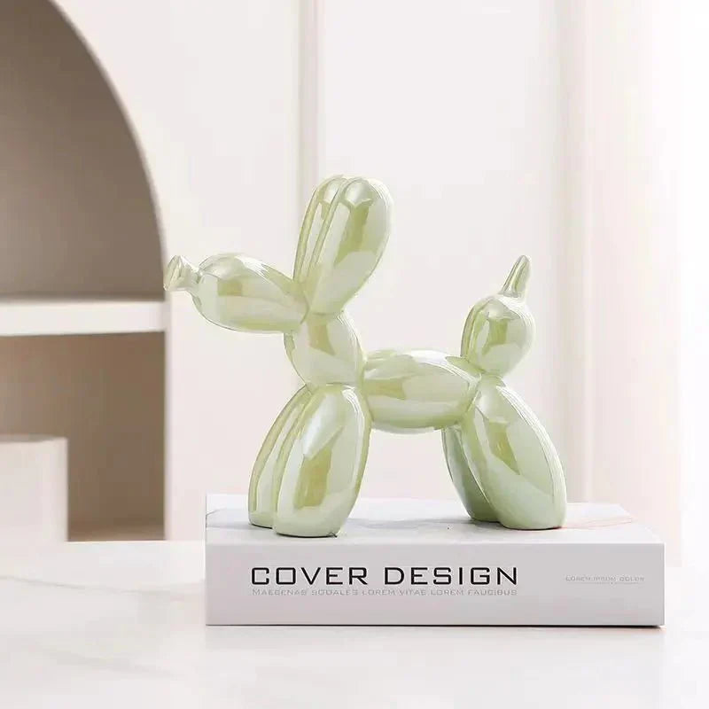 LZINA™ | Ceramic Glossy Balloon Dog Ornament