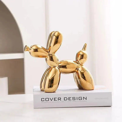 LZINA™ | Ceramic Glossy Balloon Dog Ornament