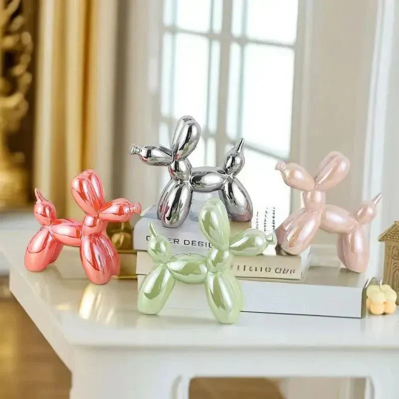 LZINA™ | Ceramic Glossy Balloon Dog Ornament