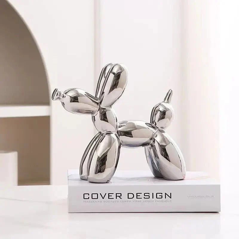 LZINA™ | Ceramic Glossy Balloon Dog Ornament