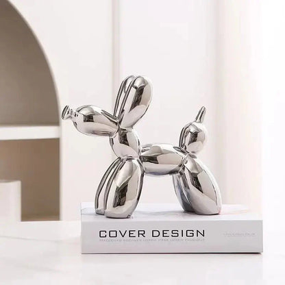 LZINA™ | Ceramic Glossy Balloon Dog Ornament