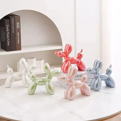 LZINA™ | Ceramic Glossy Balloon Dog Ornament