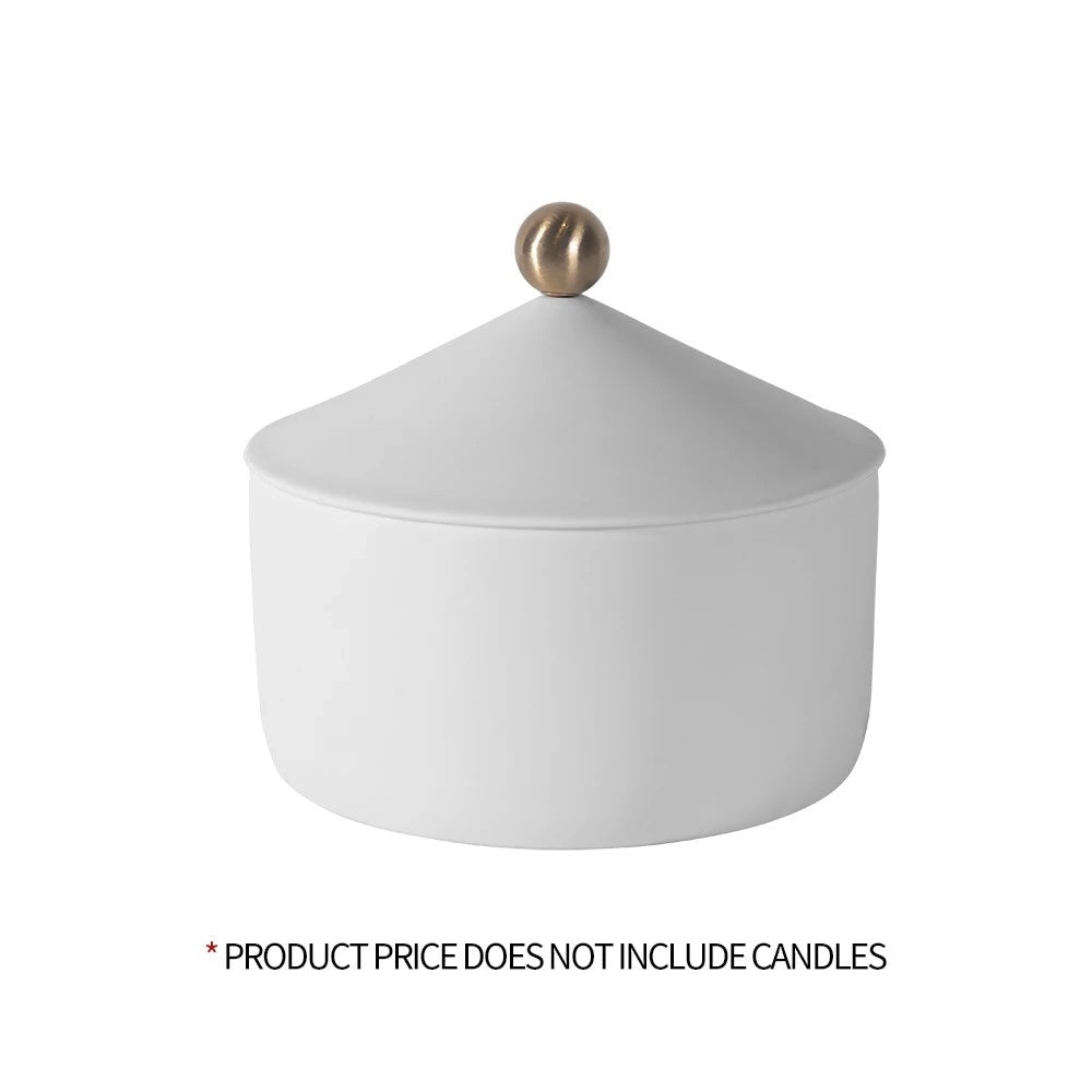 LZINA™ | Ceramic Storage Candle Container with Lid