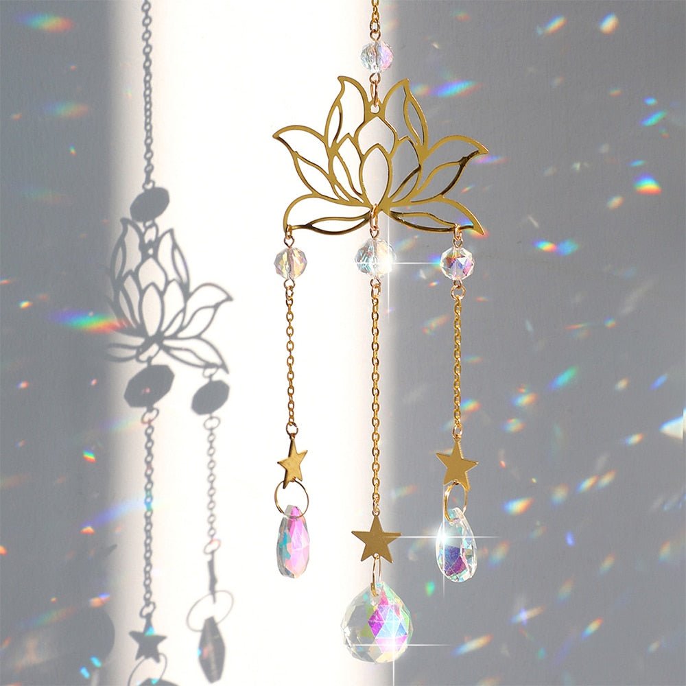 LZINA™ | Chakra Crystal Lotus Sun Collector