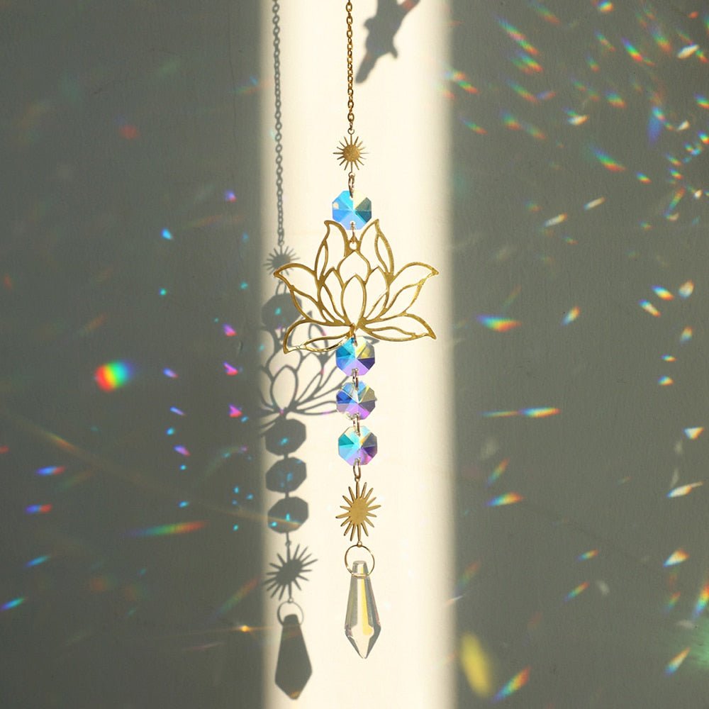 LZINA™ | Chakra Crystal Lotus Sun Collector