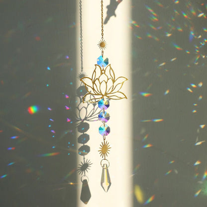 LZINA™ | Chakra Crystal Lotus Sun Collector