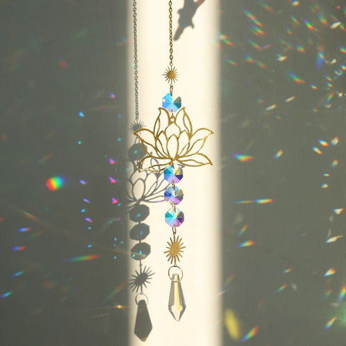 LZINA™ | Chakra Crystal Lotus Sun Collector