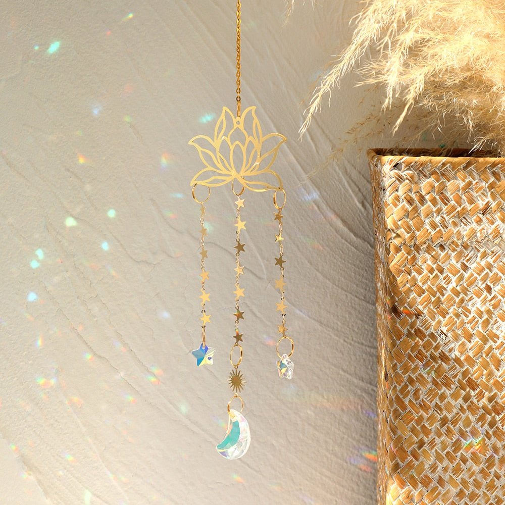 LZINA™ | Chakra Crystal Lotus Sun Collector